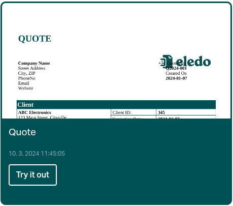 Quote