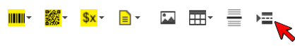 Page Break icon in toolbar