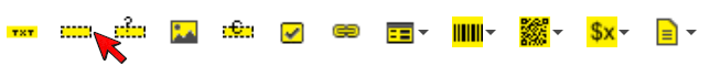 Block Repetition icon in the top toolbar