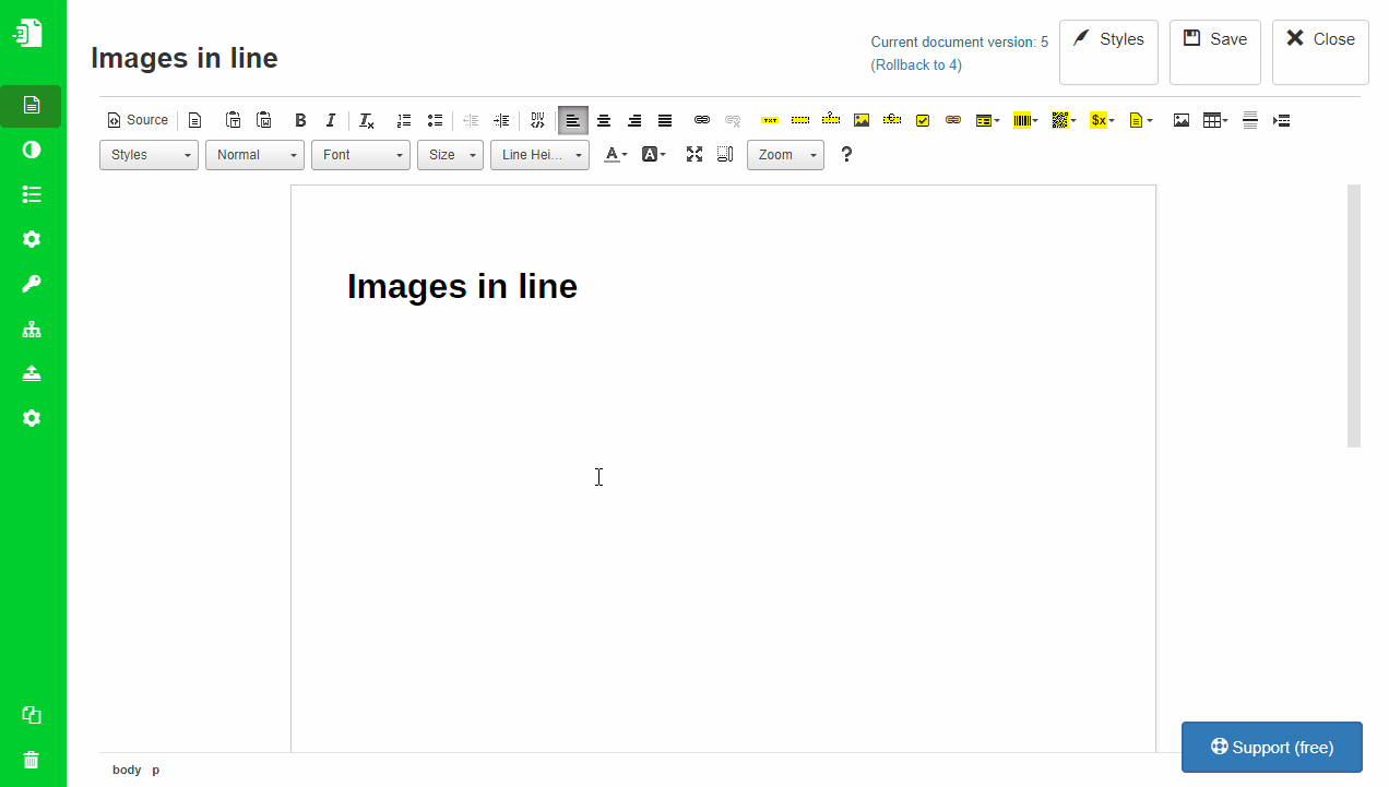 Add dynamic image