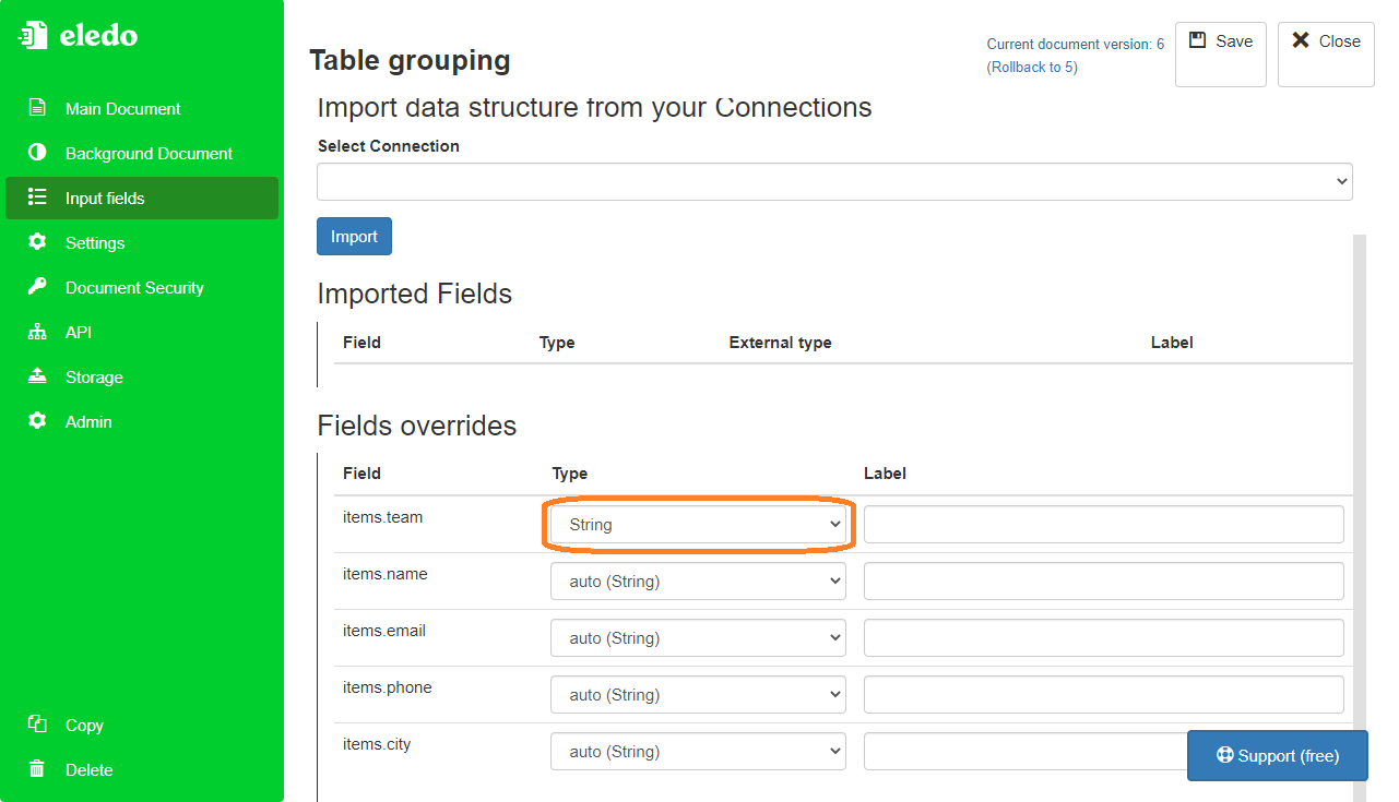 Applying Block Repetition to Table Body