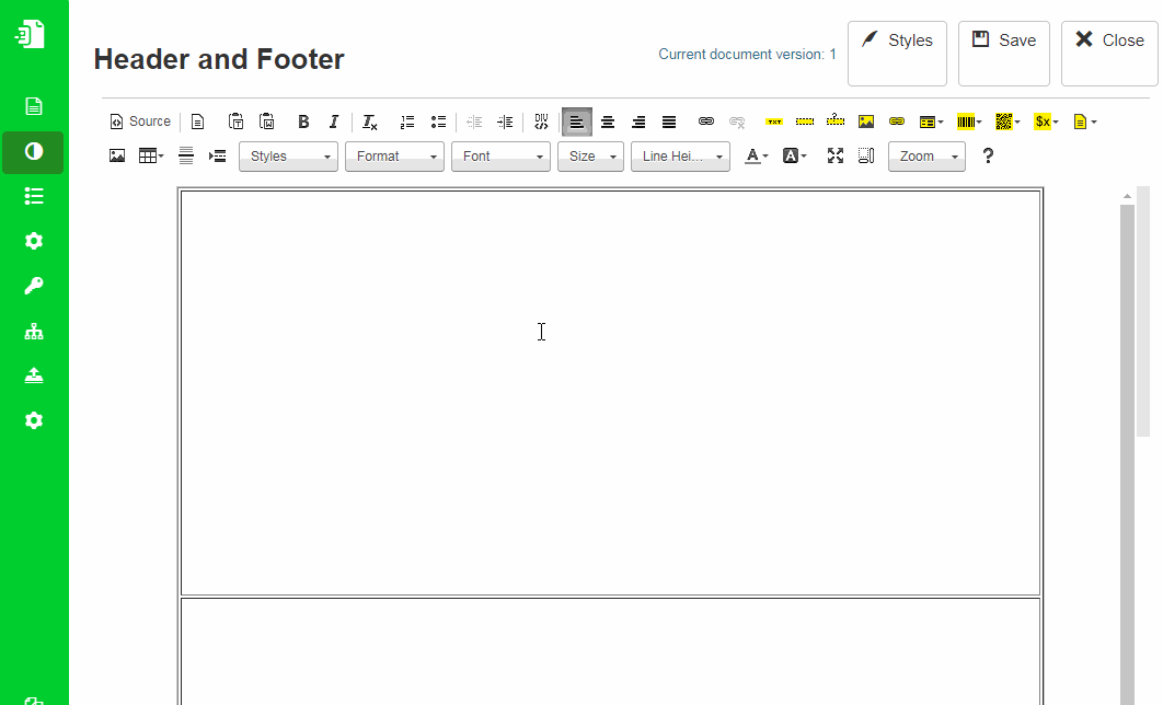 Setting first and last row height to a constant